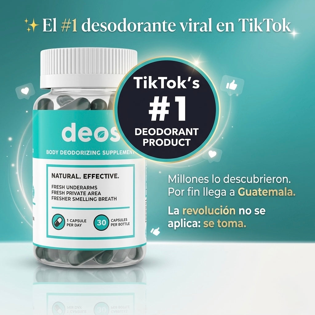 ChloroFresh: Desodorante Interno en Cápsulas con Clorofila Activa que Neutraliza Olores desde el Sistema Digestivo y Mejora el Equilibrio Corporal