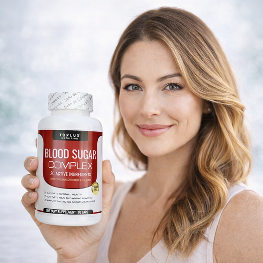 Toplux Blood Sugar Complex: Fórmula diaria para equilibrio corporal
