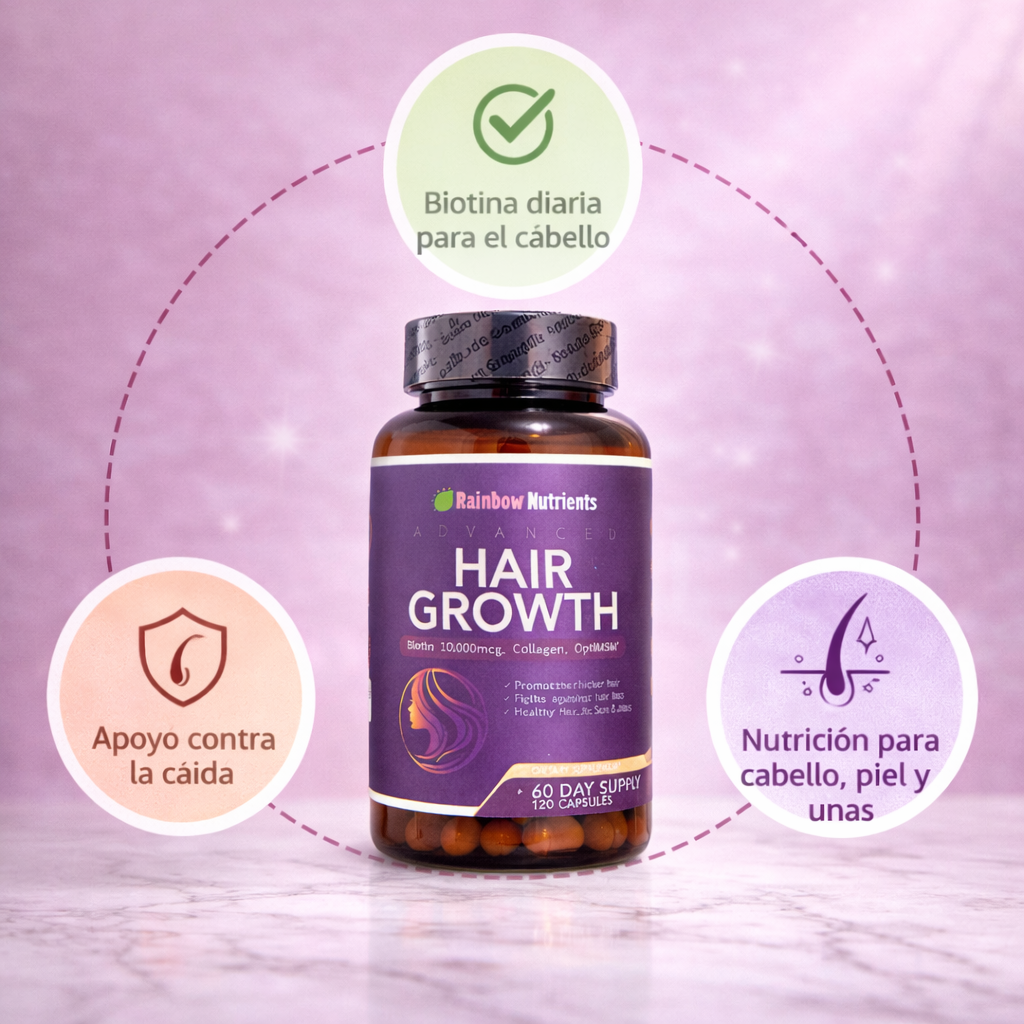 Hair Growth Premium: Cabello más fuerte y abundante