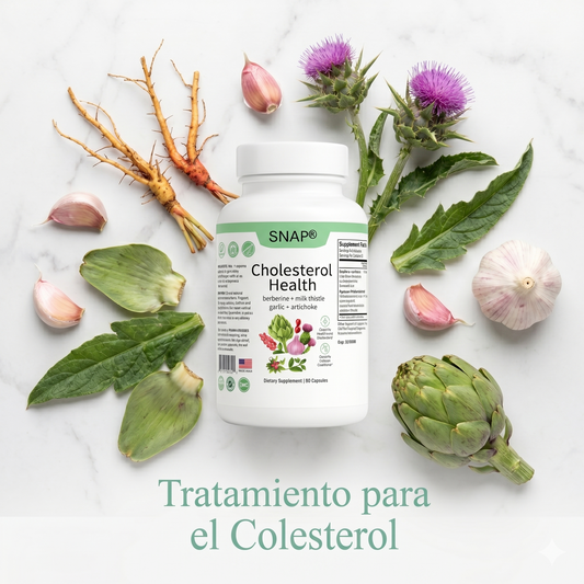 Cholesterol Health: Suplemento con Berberina y Esteroles Vegetales para Apoyo al Colesterol y la Salud Cardiovascular.
