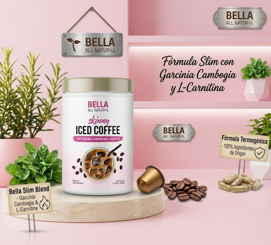 Bella Skinny Coffee: Café funcional que acelera el metabolismo, reduce el apetito y reafirma la piel gracias a su fórmula con colágeno y superalimentos.