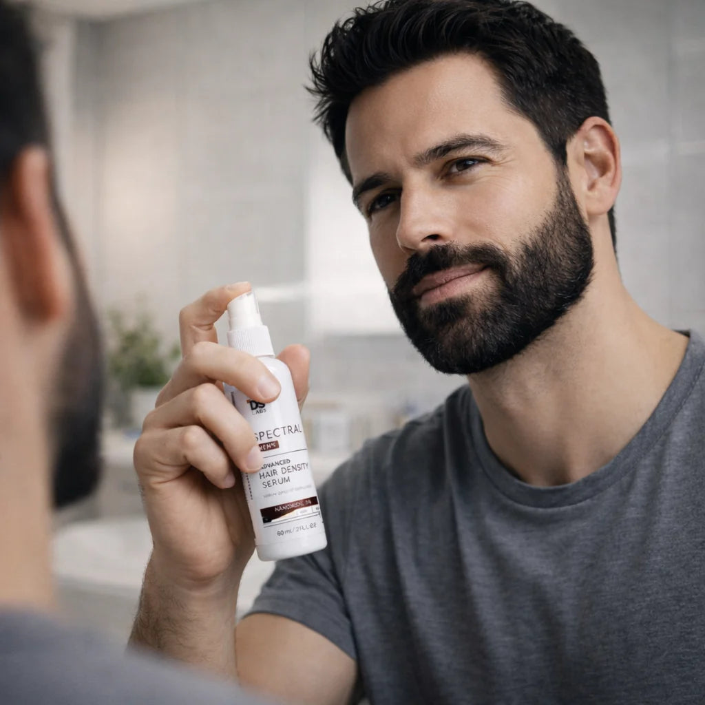 Spectral Men's :Recupera densidad en barba y entradas + PDF edición privada capilar