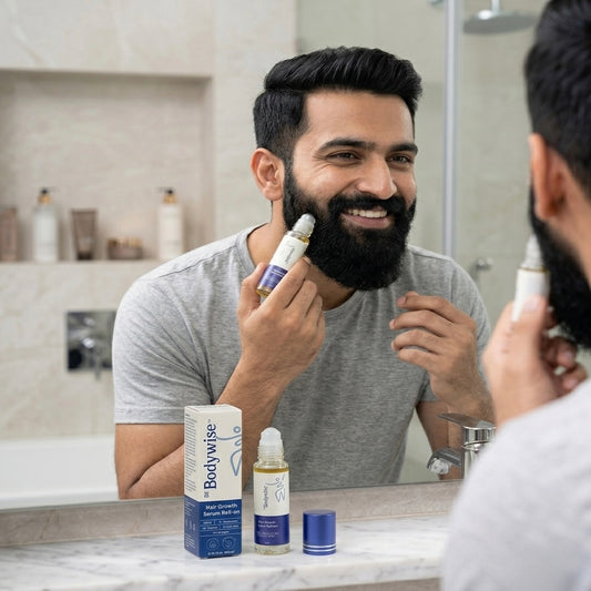 Bodywise Grow: Sérum Capilar Roll-on con Minoxidil que Estimula el Crecimiento y Fortalece el Cabello desde la Raíz